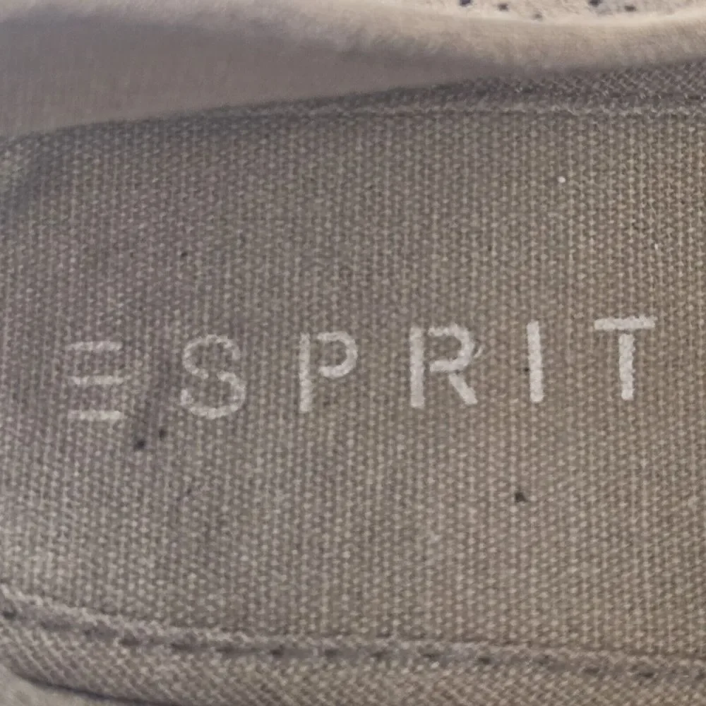 Esprit Women 9‎ Brown Perforated Jute Wrap Espadrille Slip On Flats